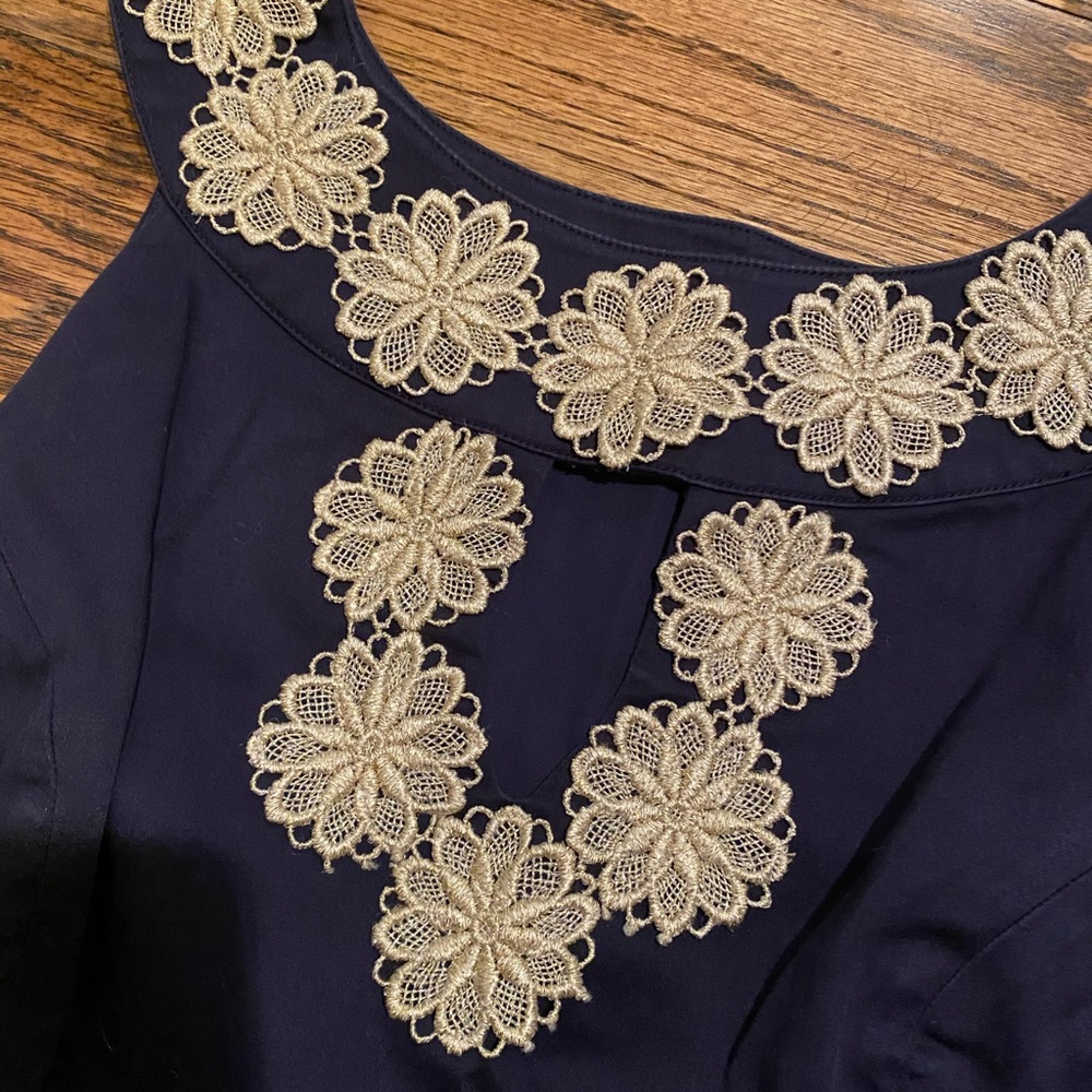 navy lily pulitzer dress - Picture 2 of 3